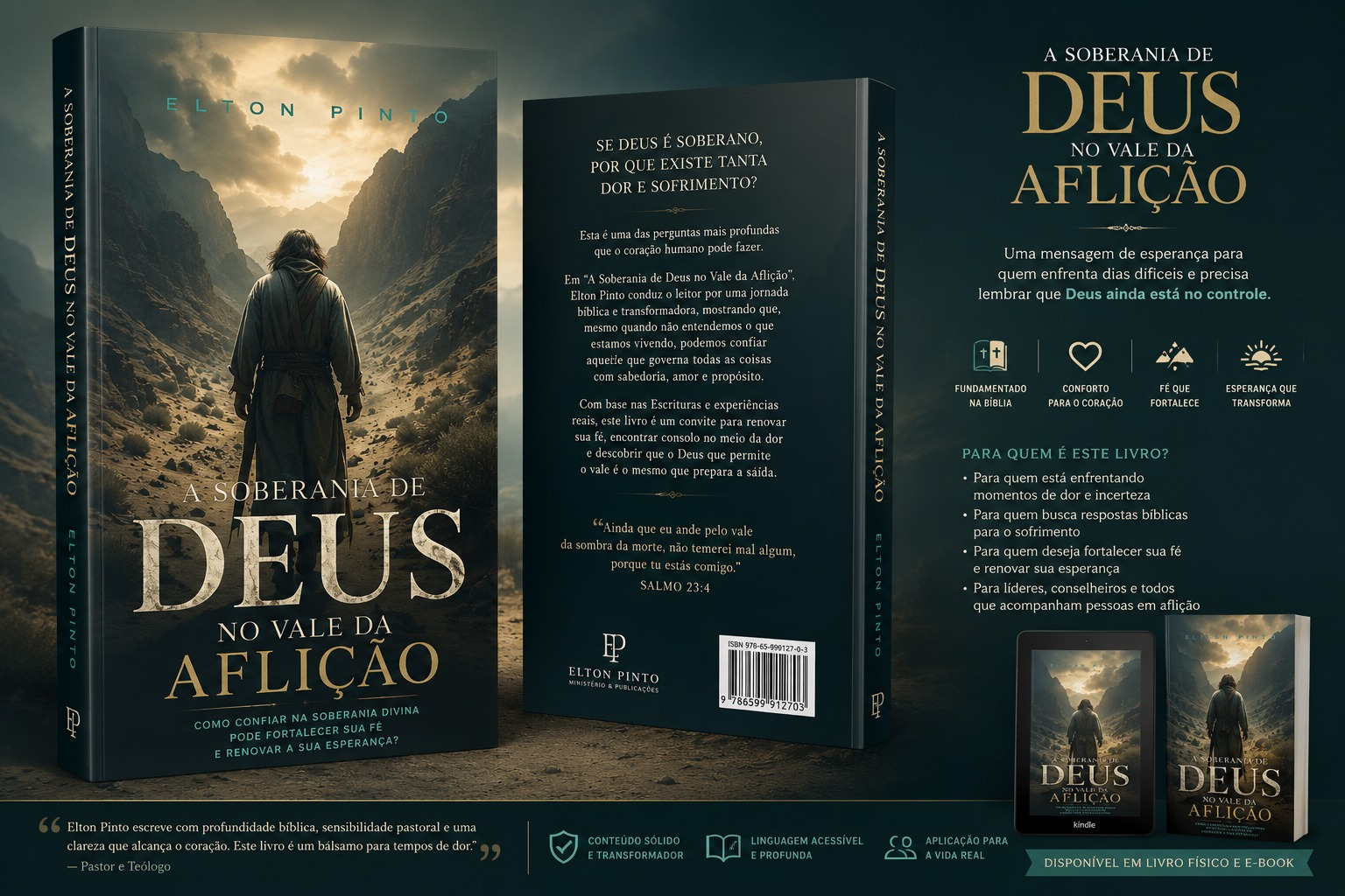 A Soberania de Deus no Vale da Aflição — capa, contracapa e destaques do livro